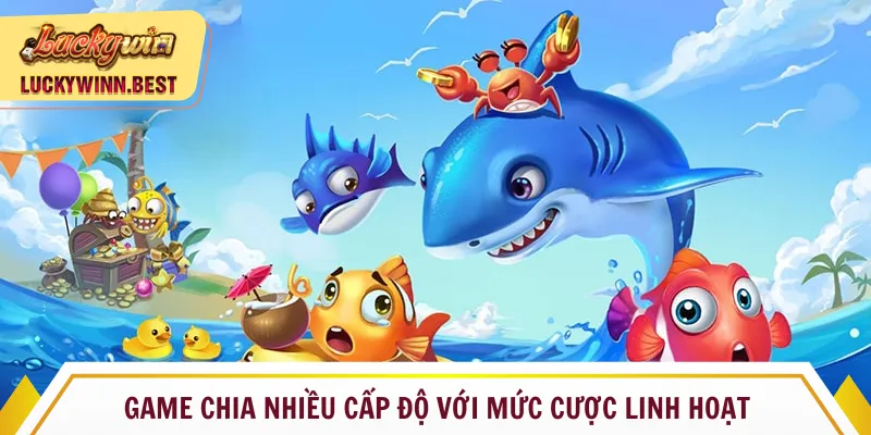 Game chia nhiều cấp độ với mức cược linh hoạt