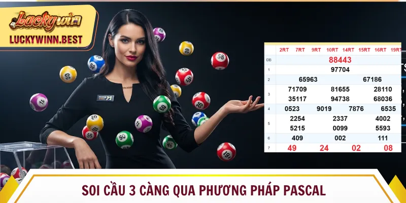 Soi cầu 3 càng qua phương pháp Pascal